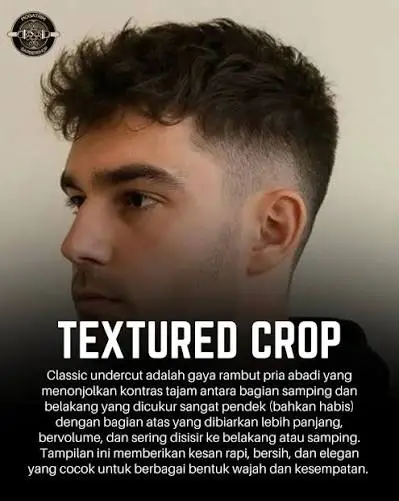 Hasil Premium Cut Pria Rocki Barbershop