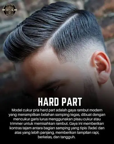 Suasana Maskulin Rocki Barbershop Kaligandu